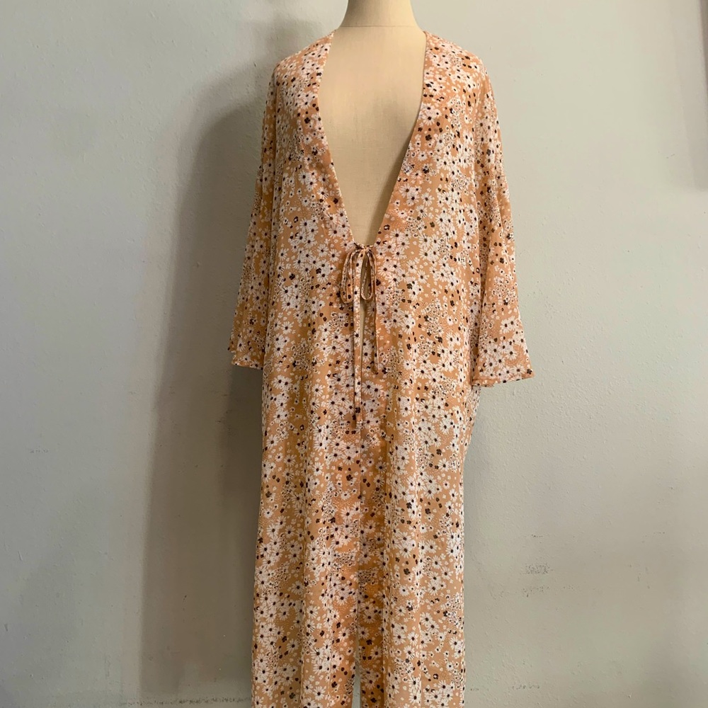 Flower Print Long Sleeve Kimono ✨